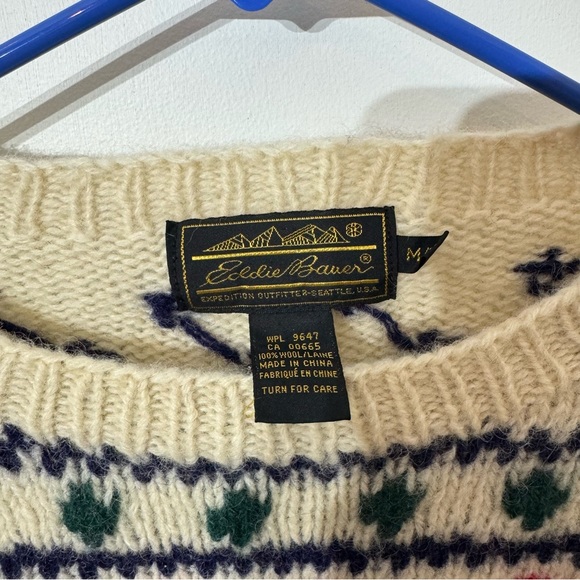 EDDIE BAUER SWEATER - M - Picture 2 of 2